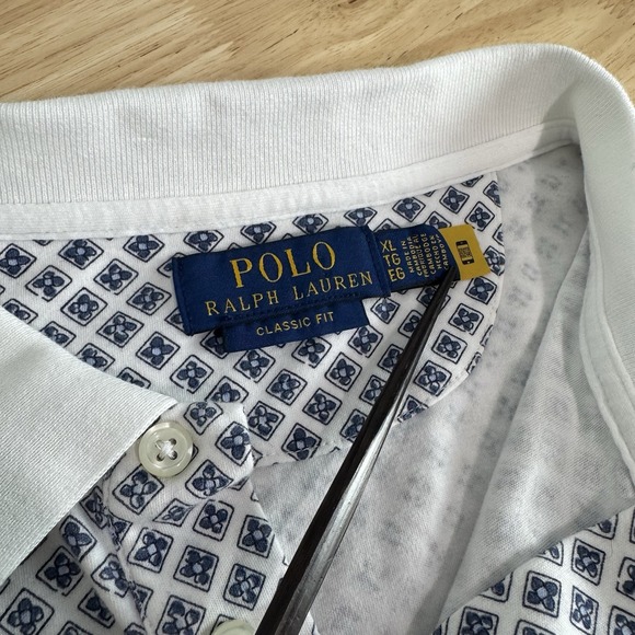 Ralph Lauren Polo Shirt Men's Extra Large XL Polo Short Sleeve Floral Pony - Picture 10 of 13